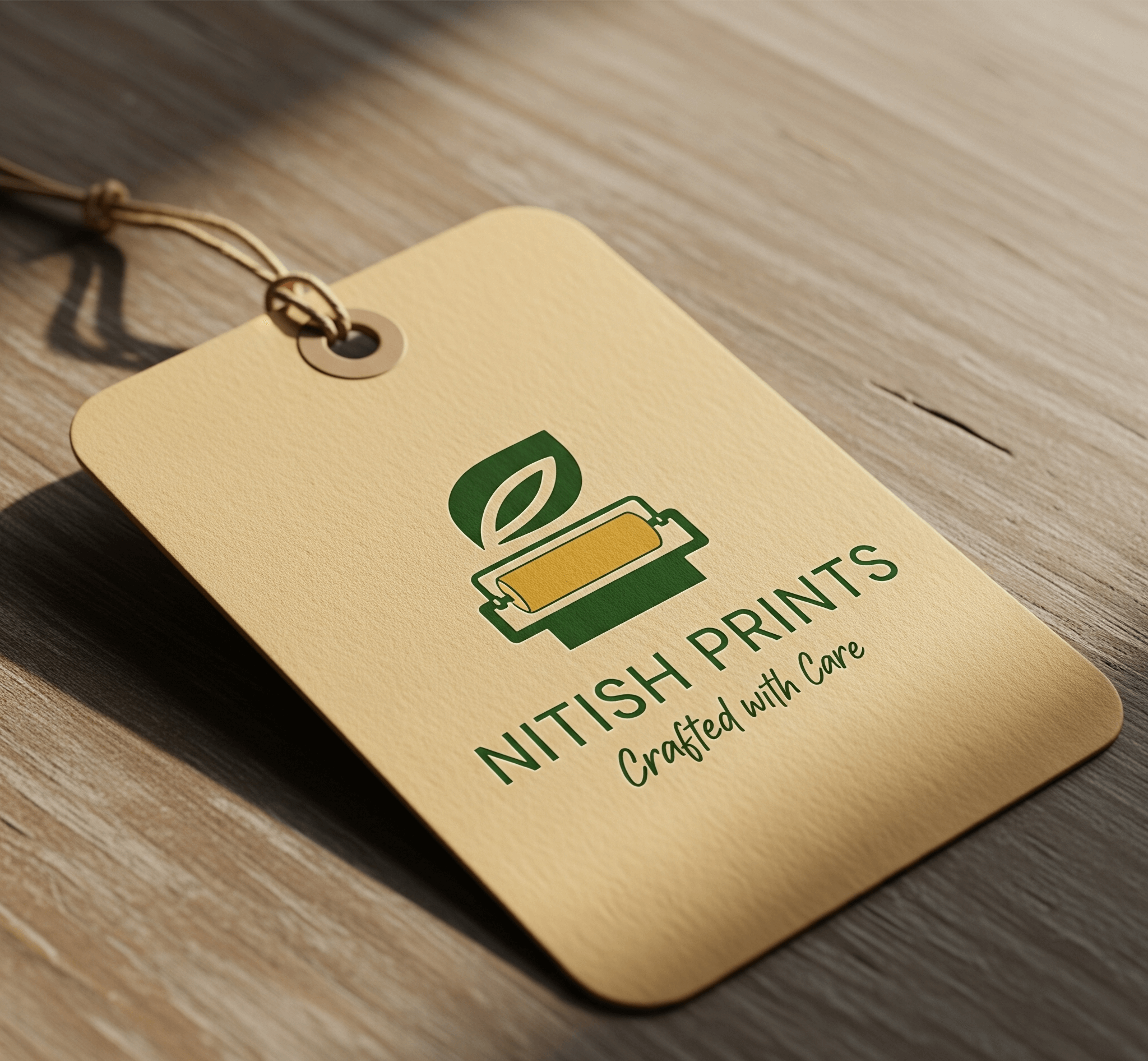 Round clothing tag